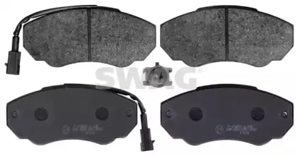 Комплект тормозных колодок, дисковый тормоз SWAG купить